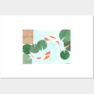 The Koi Pond Posters and Art